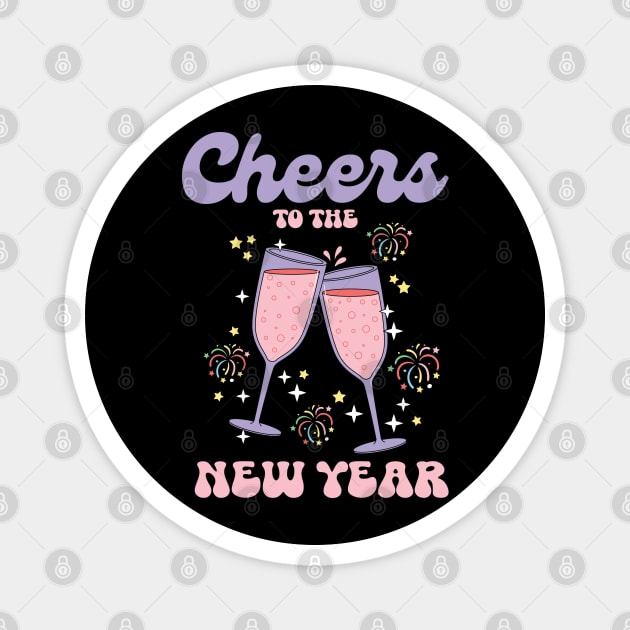 Cheers to the New Year Magnet by MZeeDesigns